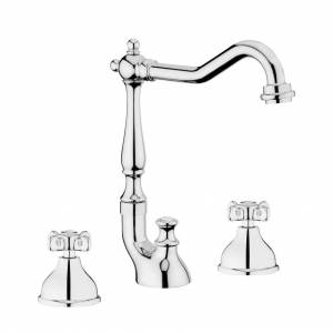 Смеситель для раковины Webert Ottocento с донным клапаном 